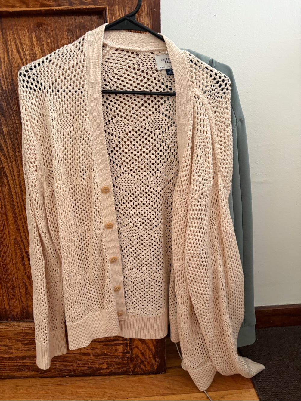 A New Day Open-Knit Button Cardigan - Cream